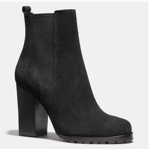 Coach Odelle Suede Chelsea Boots - Picture 1 of 4